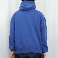 画像3: 90's RUSSELL ATHLETIC USA製 "MADISON CENTRAL JAGUARS" ウイングフットプリントスウェットフーディー L (3)