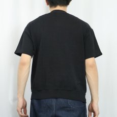 画像3: 80's JERZEES USA製 半袖スウェット BLACK M (3)