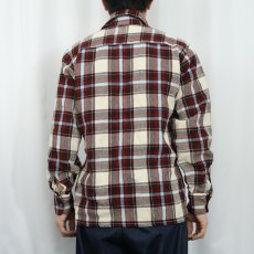画像3: 70's WICKFIELD チェック柄 ウールシャツ M (3)