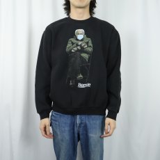 画像2: 90's〜 Bayside USA製 "Bernie" 政治家 プリントスウェット L (2)