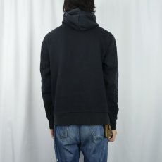 画像3: Pull & Bear "SEGA Master System" ゲーム機ロゴプリント スウェットフーディー BLACK L (3)