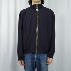 画像2: 90〜2000's TRAVELSMITH コットン×ポリエステル ジップジャケット NAVY M (2)