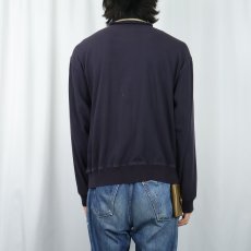 画像3: 90〜2000's TRAVELSMITH コットン×ポリエステル ジップジャケット NAVY M (3)