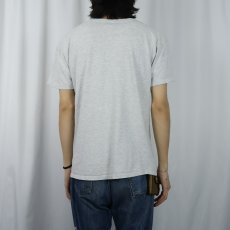 画像3: 80〜90's Champion USA製 青刺繍タグ 中期 ロゴプリントTシャツ L  (3)