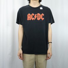 画像2: 2000's AC/DC ロックバンドTシャツ BLACK L (2)