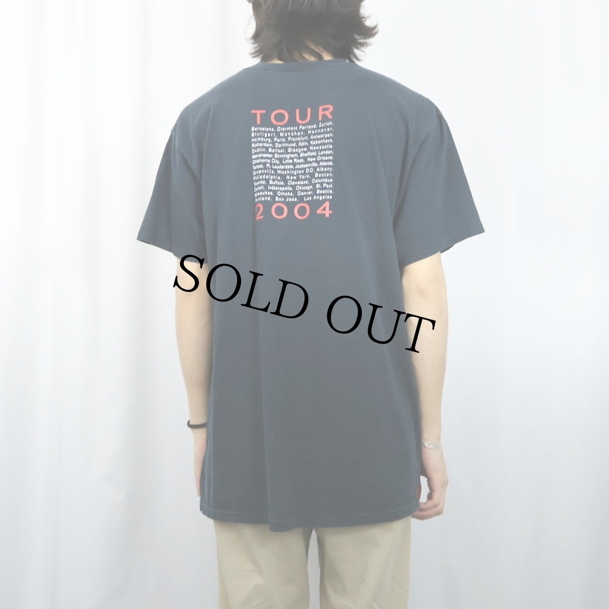 画像3: 2000's ERIC CLAPTON "TOUR 2004" ミュージシャンツアーTシャツ BLACK (3)