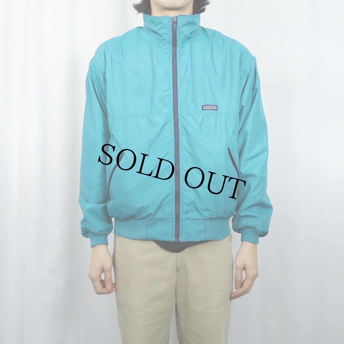 画像2: 90's Patagonia USA製 シェルドシンチラジャケット M (2)