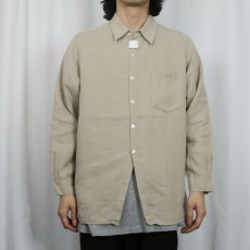 画像2: CHICO'S DESIGN 無地リネンシャツ SIZE2 (2)