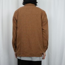 画像3: 80〜90's Damart カラーネップ混 ウールシャツ (3)