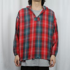 画像2: 80〜90's CONTEMPO CASUALS チェック柄 コットンパーカー (2)