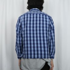 画像3: 60's TOPS ALL Casuals チェック柄 オープンカラーシャツ M (3)