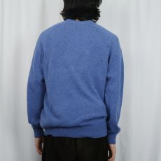 画像3: L.L.Bean ラムウールニットカーディガン M (3)
