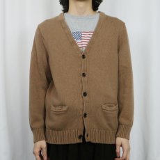 画像2: L.L.Bean コットンニットカーディガン M (2)