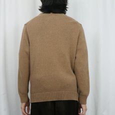 画像3: L.L.Bean コットンニットカーディガン M (3)