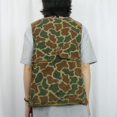 画像3: 80〜90's SAFARI ダックハンターカモ柄 ハンティングベスト SIZE10 (3)