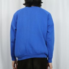画像3: 80's TULTEX "AIR FORCE ACADEMY" フロッキープリント ラグランスウェット XL (3)