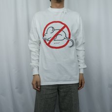 画像2: 80〜90's USA製 MicroTouch ネズミプリントロンT L (2)