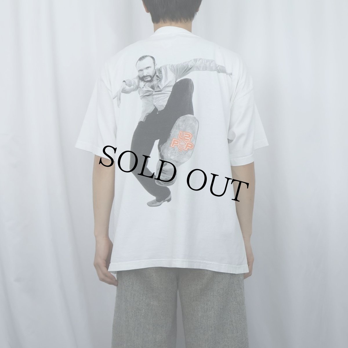 画像4: 90's U2 "Pop Mart Tour" ロックバンドツアーTシャツ XL (4)