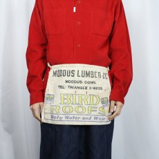 画像2: VINTAGE "Moodus Lumber Co." キャンバスツールエプロン (2)