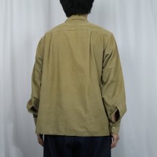 画像3: 60's Amcrest JAPAN製 コーデュロイオープンカラーシャツ L (3)