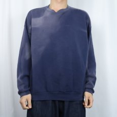 画像2: 90's TULTEX USA製 無地スウェット NAVY XL (2)