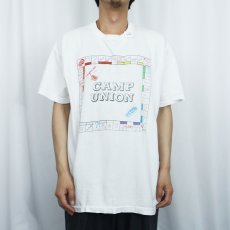 画像2: 90's MONOPOLY "Camp Union" ボードゲームプリントTシャツ (2)