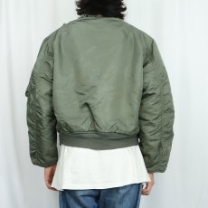 画像4: 70's U.S.AIR FORCE "MA-1 E-TYPE" カットオフ フライトジャケット (4)