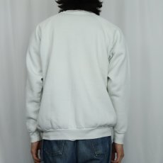 画像3: 90's Sidney Harris USA製 "I Think You Should Be More..." イラストプリントラグランスウェット XL (3)