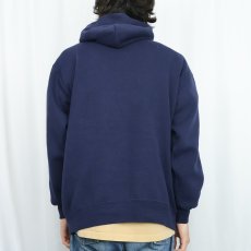 画像3: 90's RUSSELL ATHLETIC USA製 "PENN STATE" プリントスウェットフーディー NAVY XXL (3)