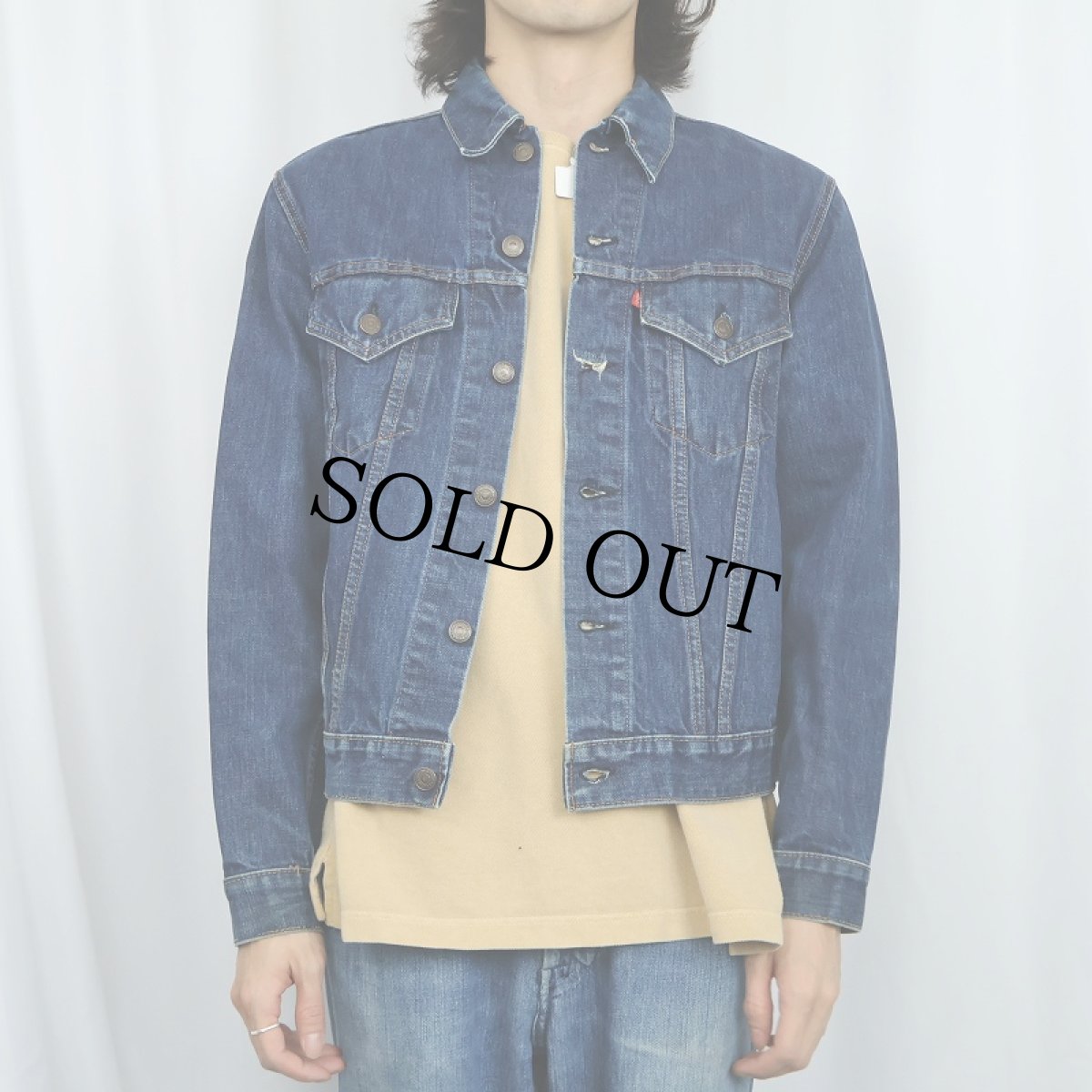 画像2: 70's Levi's 70505 USA製 デニムジャケット SIZE42 (2)