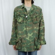 画像2: 60's U.S.ARMY ERDL迷彩 グリーンリーフ ジャングルファティーグジャケット 3rd (2)