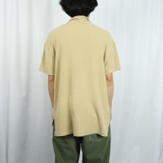 画像3: POLO Ralph Lauren リネン×コットンポロシャツ L (3)