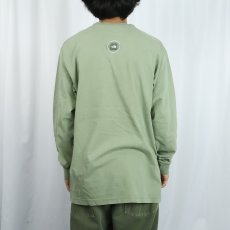 画像3: 90's〜 THE NORTH FACE USA製 "Everest x6" 登山家プリントロンT L (3)