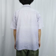 画像3: 70's L.L.Bean 筆記体タグ ギンガムチェック柄 コットン×レーヨンシャツ L (3)