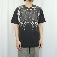 画像2: Tapout ロゴプリントTシャツ BLACK L (2)