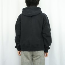 画像3: Hanes ULTIMATE COTTON スウェットジップパーカー BLACK L (3)
