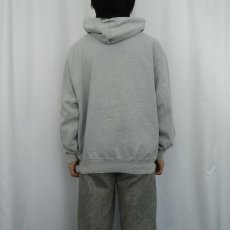 画像3: 90's Champion 青刺繍タグ 後期 USA製 前V ロゴ刺繍スウェットフーディー XL (3)