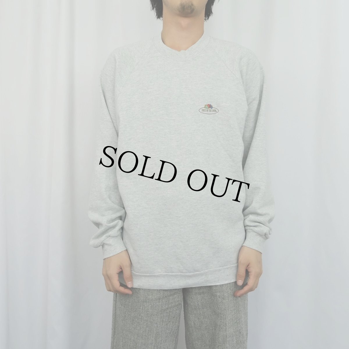 画像3: 90's FRUIT OF THE LOOM IRELAND製 ロゴプリントスウェット XL (3)