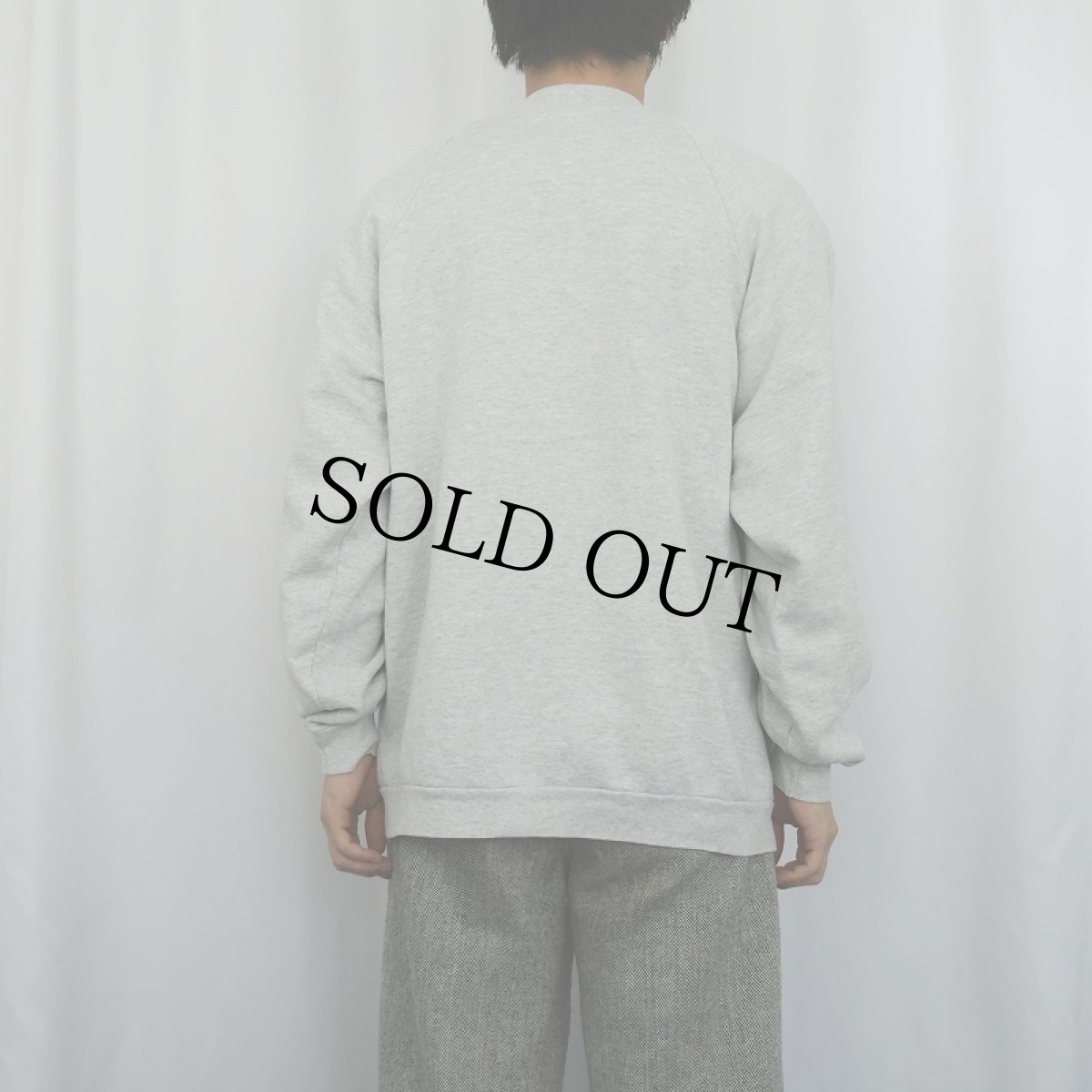 画像4: 90's FRUIT OF THE LOOM IRELAND製 ロゴプリントスウェット XL (4)