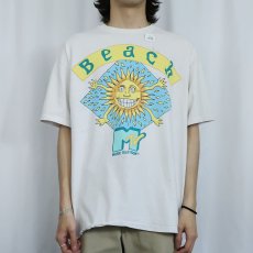 画像2: 90's MTV USA製 "Beach" プリントTシャツ XL (2)
