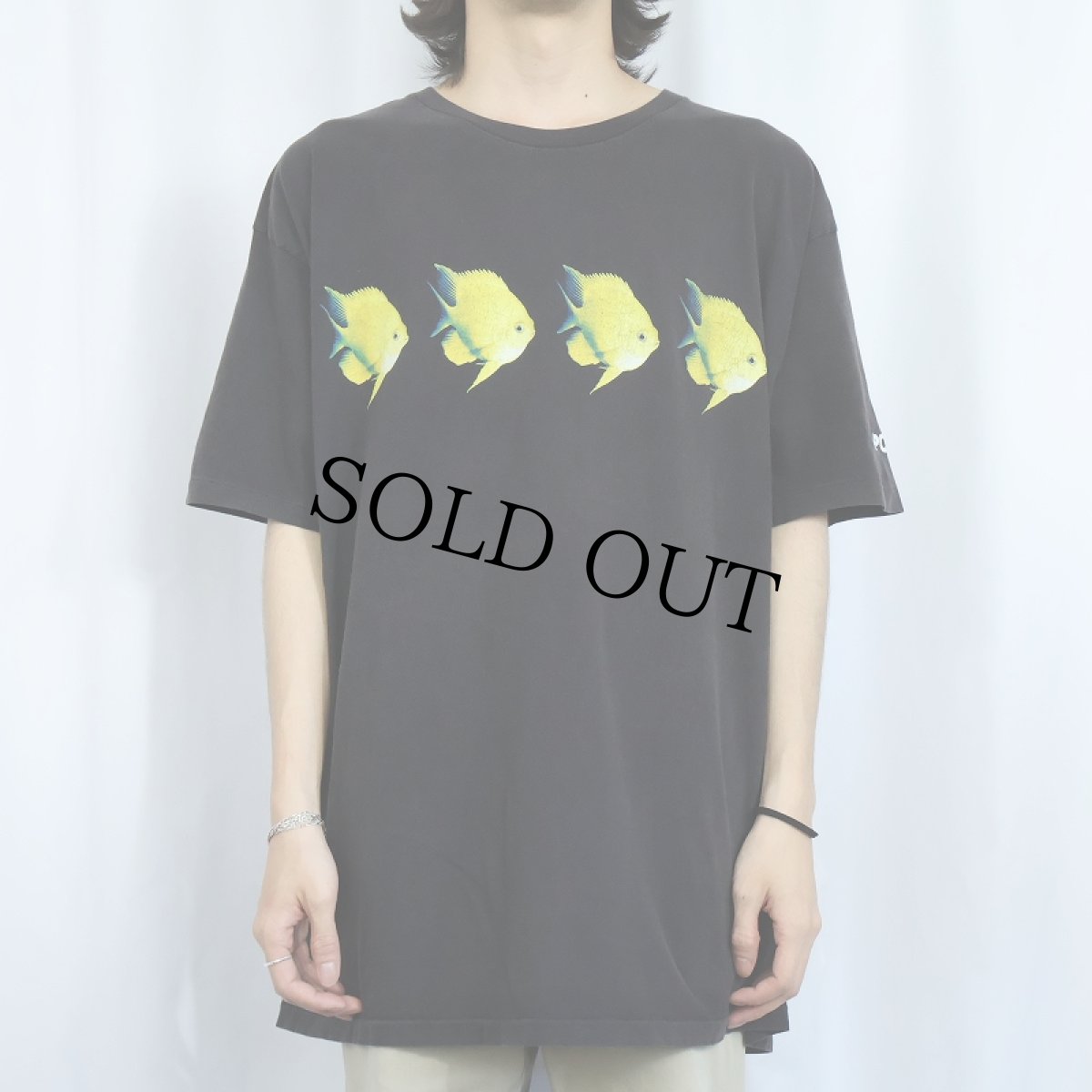 画像3: 90's POLO SPORT Ralph Lauren USA製 魚プリントTシャツ XXL (3)