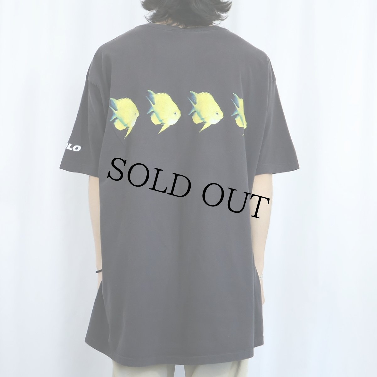 画像4: 90's POLO SPORT Ralph Lauren USA製 魚プリントTシャツ XXL (4)