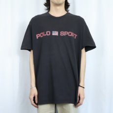 画像2: 90's POLO SPORT Ralph Lauren ロゴプリントTシャツ XL (2)