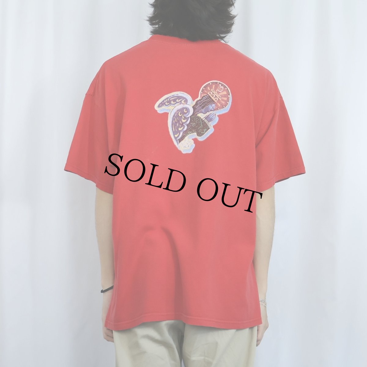 画像4: 2000 SANTANA ラテンロックバンドTシャツ XL (4)