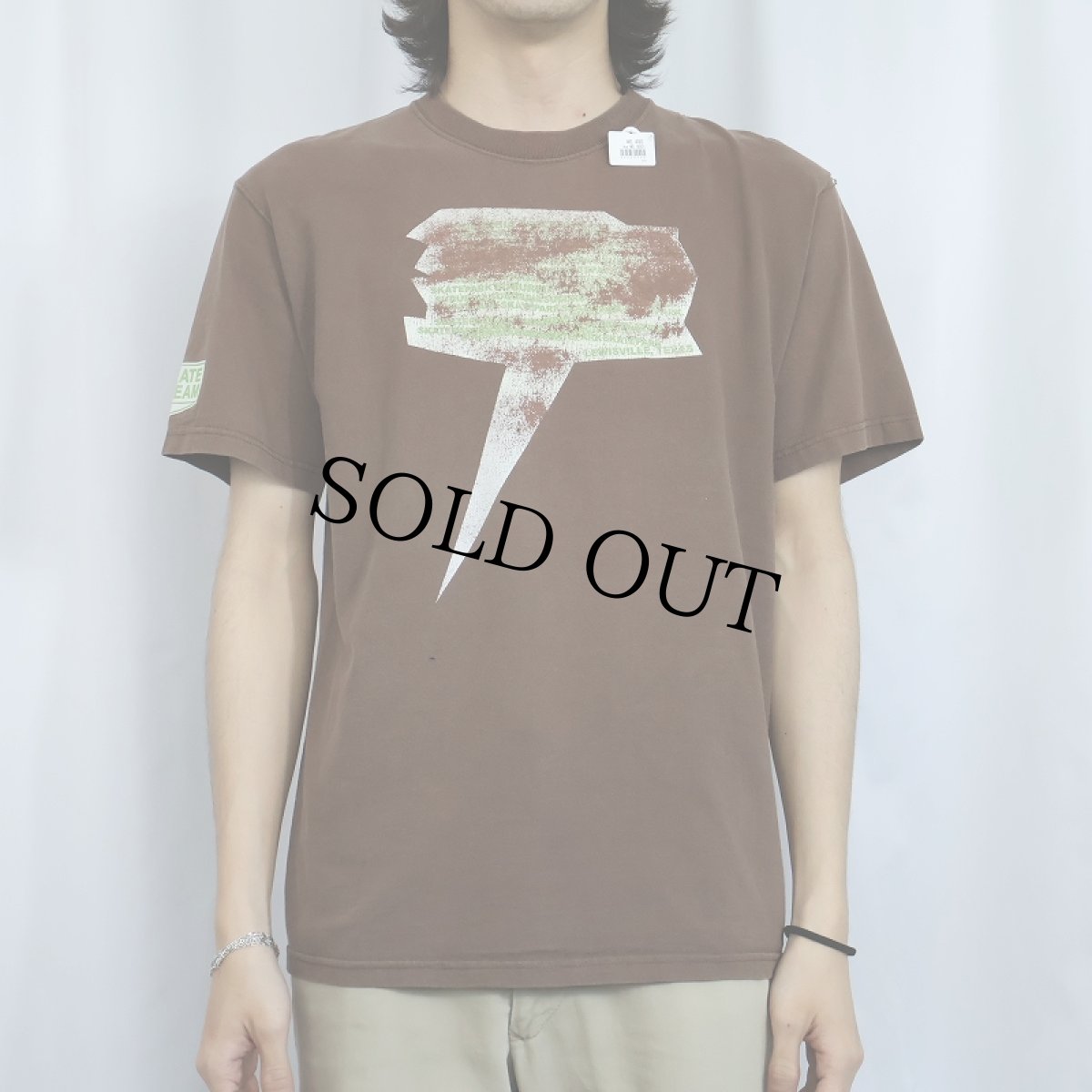画像2: "SKATE TEAM" プリントTシャツ M (2)