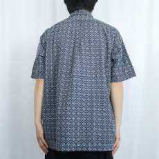 画像3: Calvin Klein Jeans 総柄 コットンシャツ L (3)