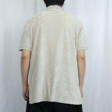 画像3: POLO Ralph Lauren ロゴ刺繡 パイルポロシャツ L (3)