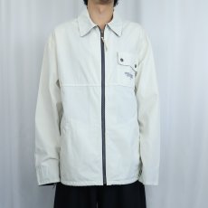 画像2: 90's POLO SPORT Ralph Lauren ロゴ刺繡 コットンジップジャケット L (2)