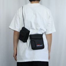 画像2: 90's Nintendo GAME BOY ロゴ刺繡 トラベルバッグ BLACK (2)