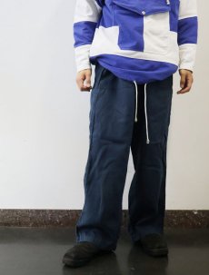 画像2: Monoprix Premium リネンイージーパンツ NAVY XL (2)